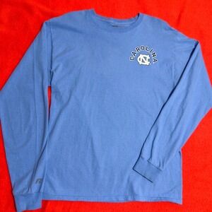 Russell Athletic UNC North Carolina Tar Heels Long Sleeve T-Shirt Blue Mens M